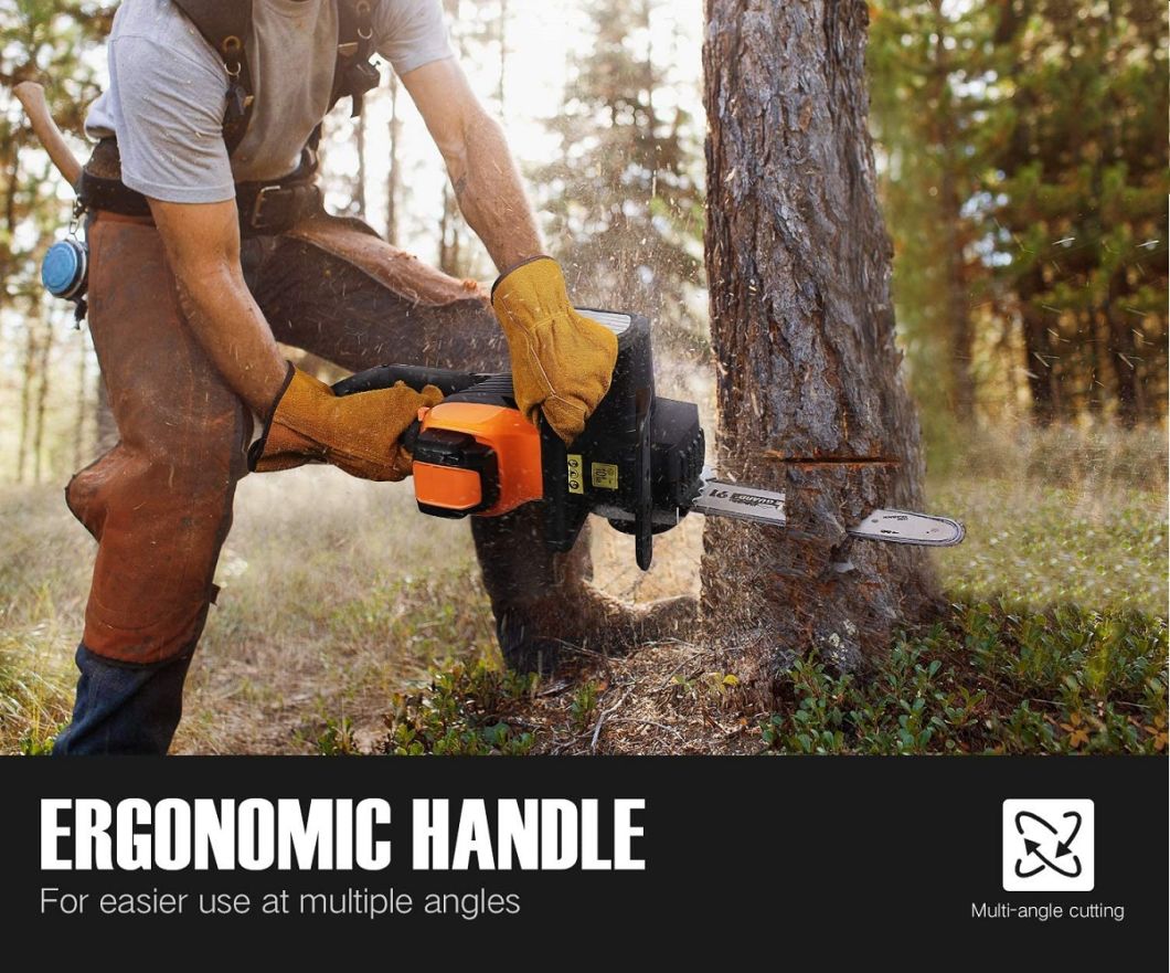 40V Li-ion Compatible-Battery Cordless/Electric Garden Chainsaw-Power Tools