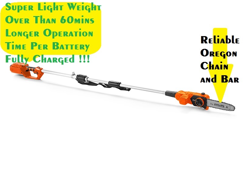 40V Electric Cordless Telescopic Chainsaw/Branch Lopper Garden Power Tool