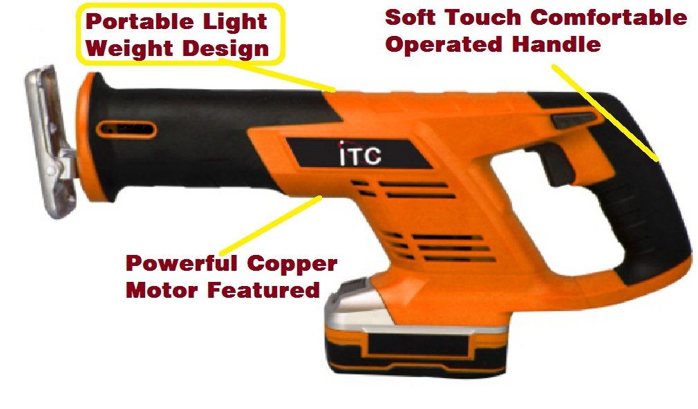 Electric Cordless Reciprocating Saw Power Tools - 18V Family Range