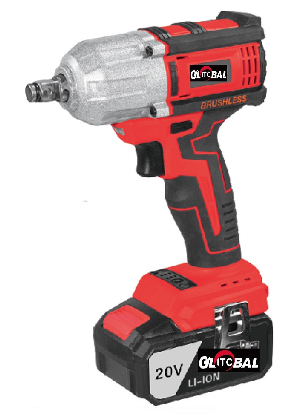 10% off-Super Powerful Brushless Motor Design-Cordless/Electric Impact Wrench-Power Tools