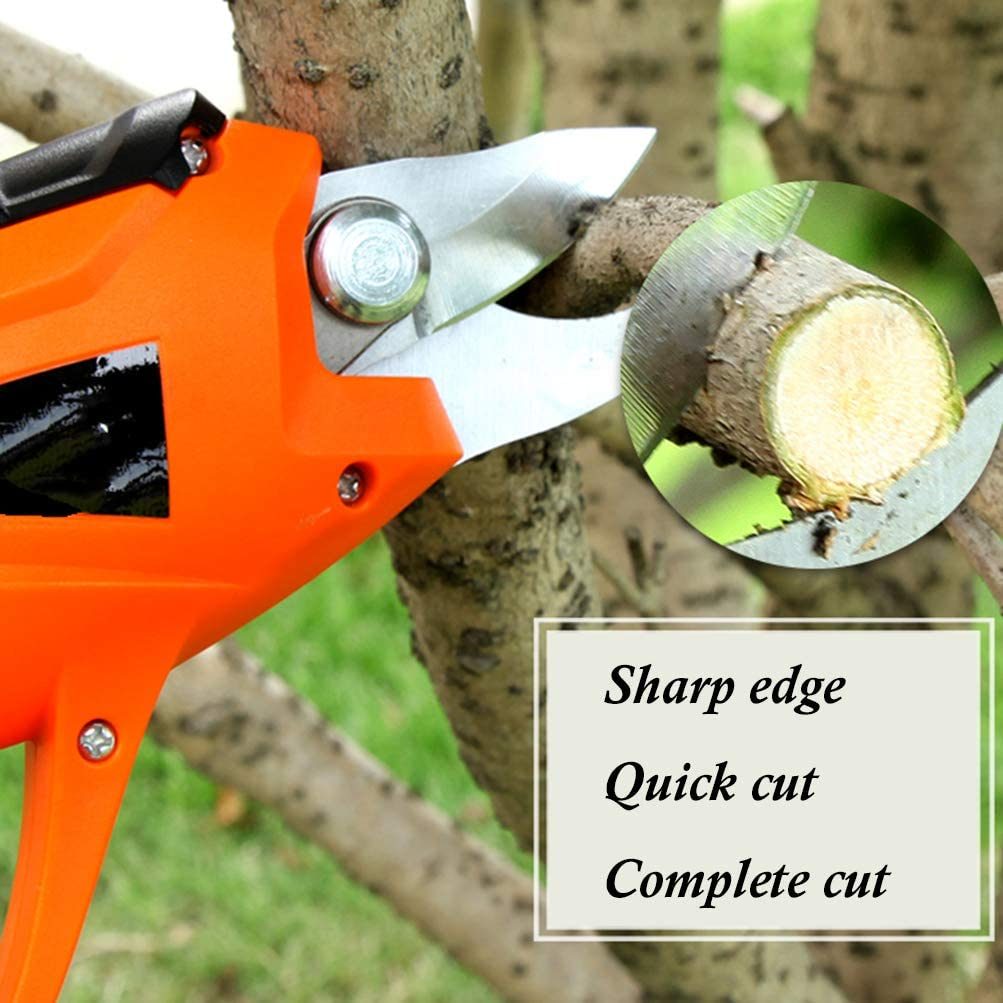 Lithium-Ion Battery Electric Cordless Branch Cutter-Secateurs Garden Power Tool