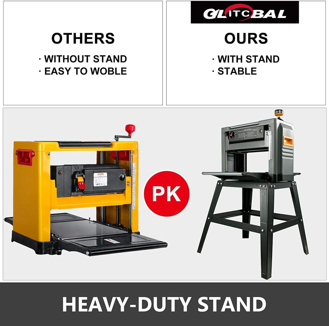 Powerful Electric Thickness Planer -Benchtop Planer Table Power Tool