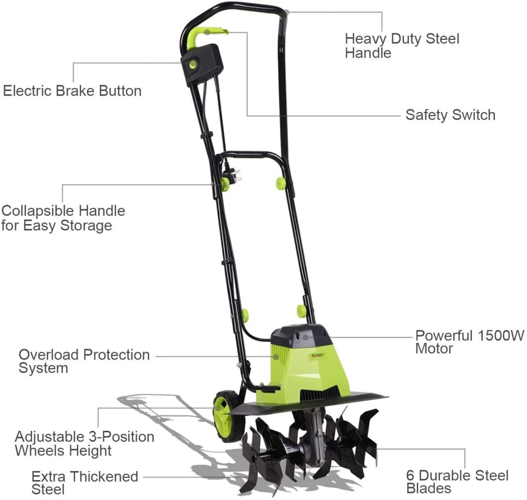 Professional Model-Electric Garden/Farm-Cultivator/Tiller Machine-Power Tools