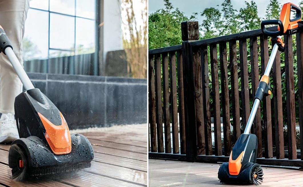 2022-New 20V Max-4ah Li-ion Battery-Cordless/Electric-Garden Power-Tool Machines-Multi Weed/Patio-Cleaner/Surface-Roller Sweeper/Cleaner