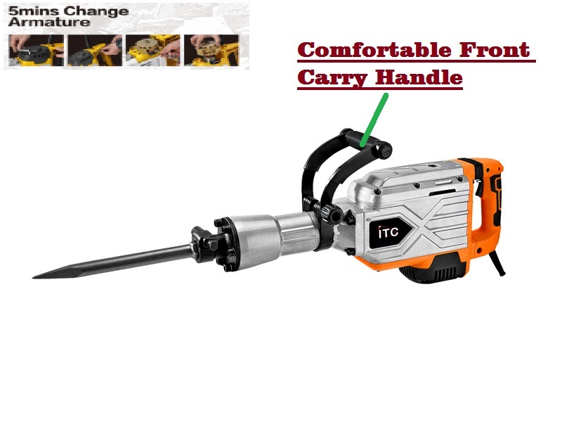 1700W 5 Mins Change Armature Electric Demolition Breaker