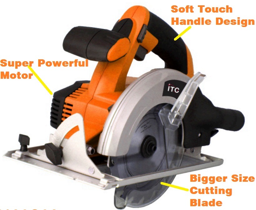 18V Powerful Electric Lithium Battery Cordless Circular Saw Power Tool