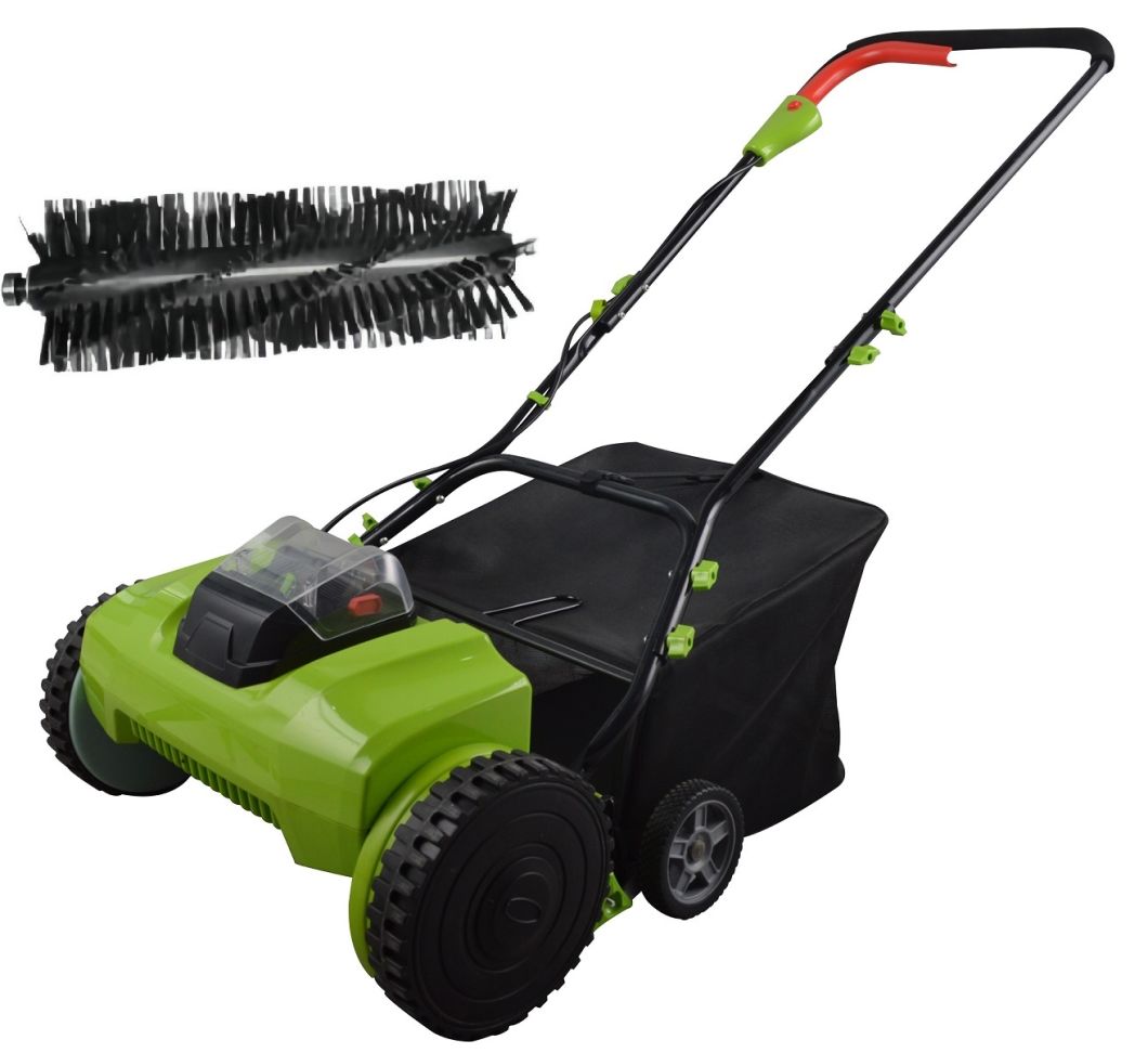 5% Discount-New Professional-DC20V Max-2ah Li-ion Battery-Cordless/Electric-Garden Artificial Grass Sweeper-Power Tool Machines