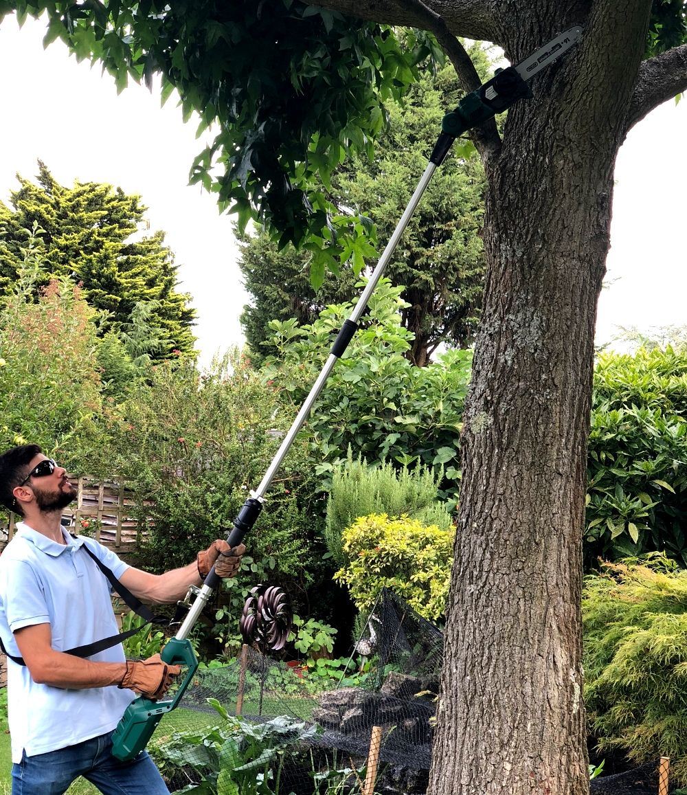 40V Electric Cordless Telescopic Chainsaw/Branch Lopper Garden Power Tool