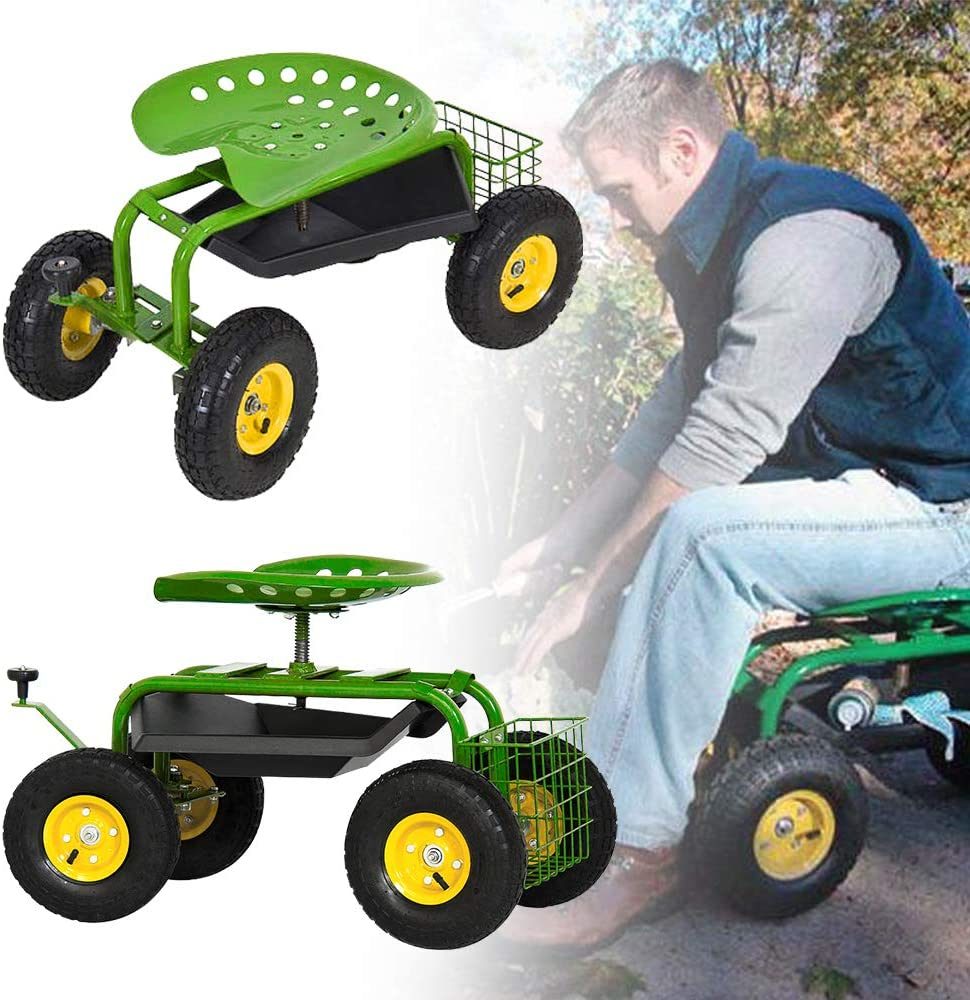 150kgs Garden Work Seat/Strong Garden Seat/Garden Wheel Seat Tool