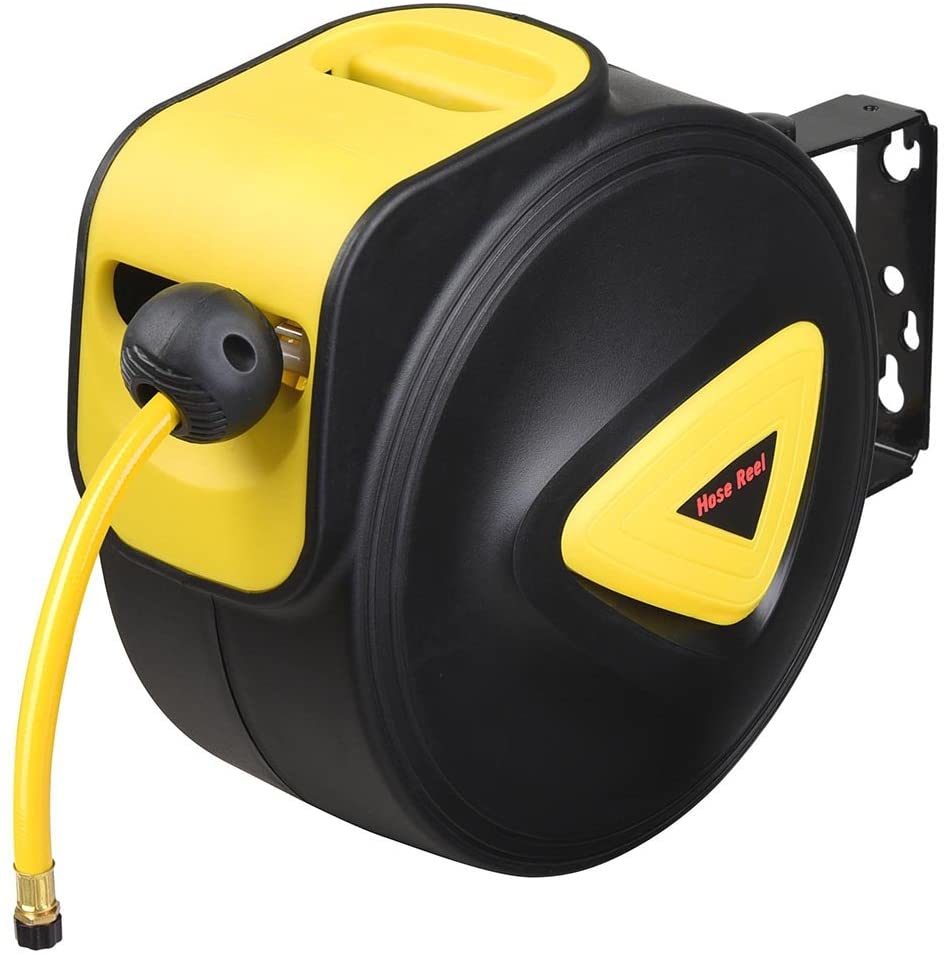 20m/30m Garden Hose Reel/Wall Hanging Spring Hose Reel Tool