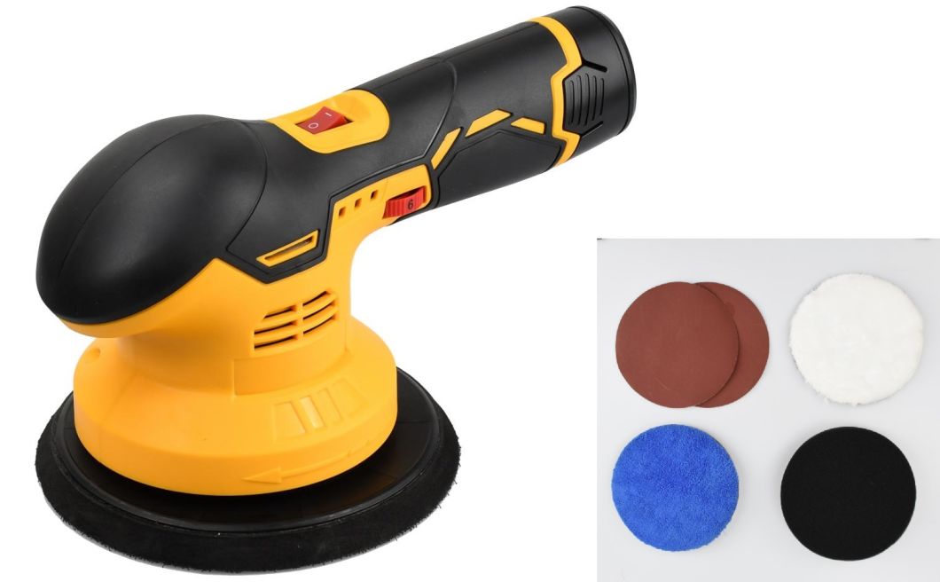 10% off Discount-2021 New Powerful-Li-ion Battery-Cordless/Electric-Wood Sander/Car/Furniture Polisher Machine-Power Tools