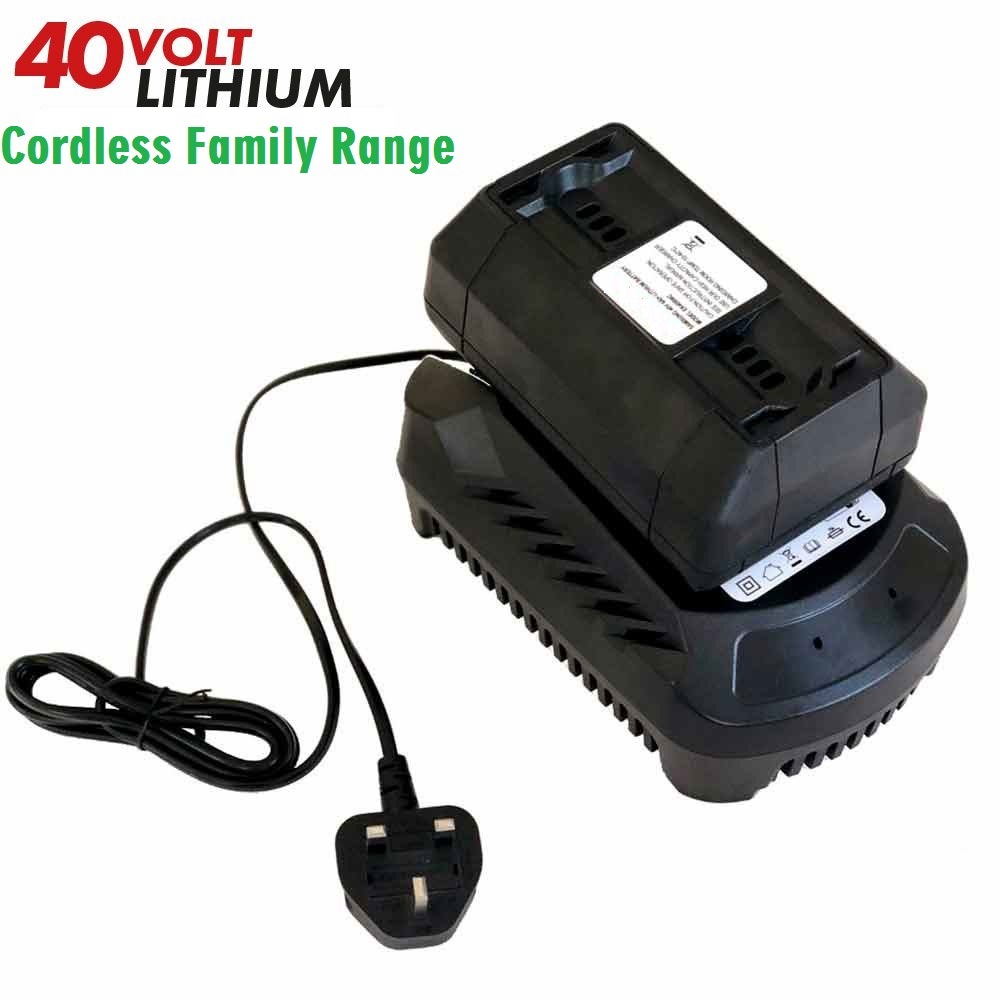 40V Powerful Lithium Battery Cordless Garden Hedge Trimmer Power Tool