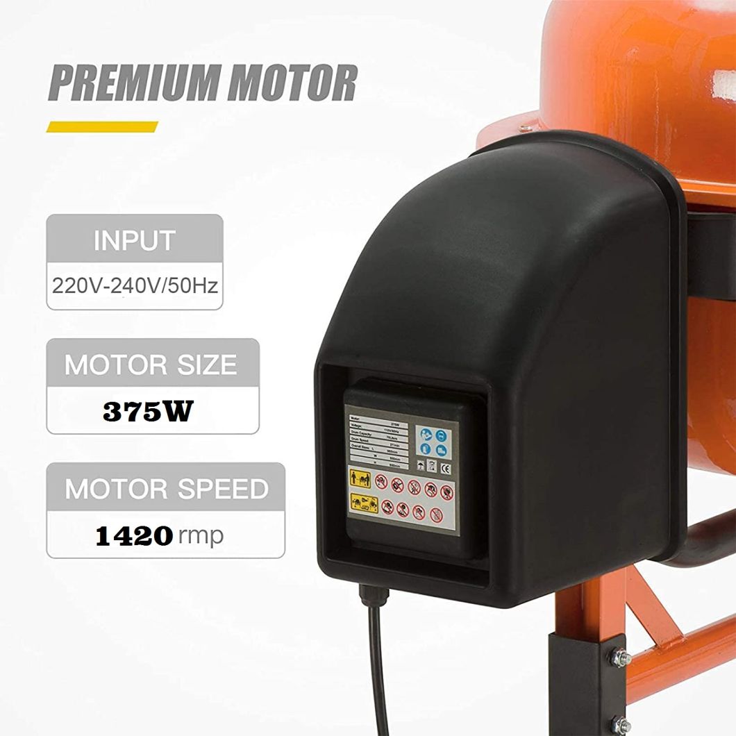 2021-Powerful 120L Electric Concrete Mixers-Construction Machine Power Tools