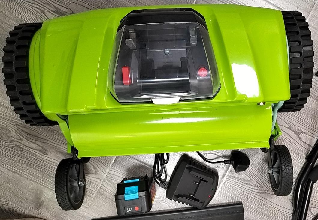 Popular New-Patent Design-20V Li-ion Battery-Cordless/Electric-Garden Grass-Sweeper/Cleaner Power Tool Machines