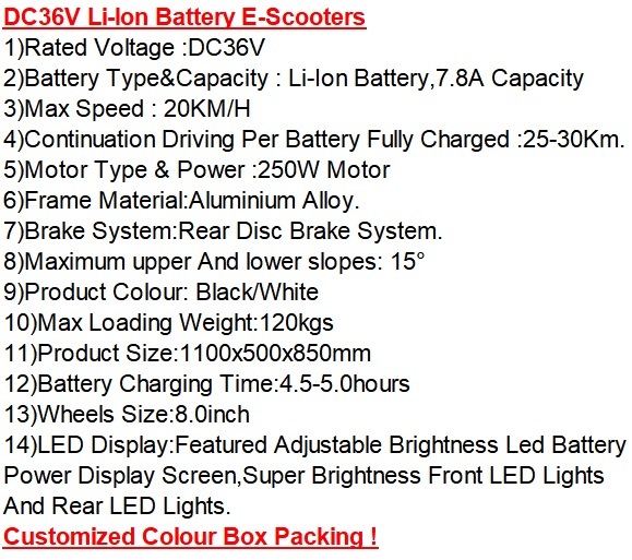 New-Disc Brake-System-K Style-Model-Battery/Electric-Vehicle/Bike/Bicycle/Scooters-City Commuters/Sports-E-Scooters