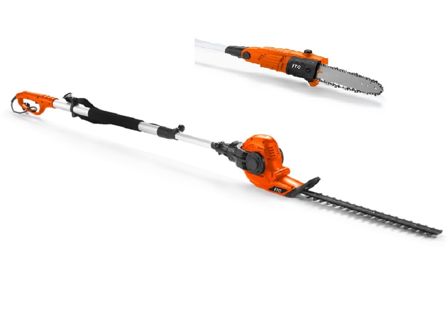 2 in 1 Multi Purpose Electric Telescopic Hegde Trimer & Chain Saw/Branch Lopper