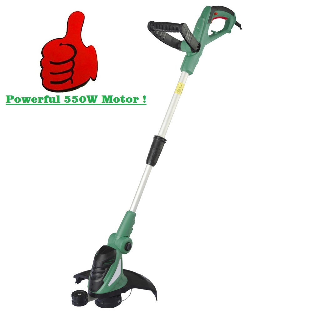 550W Professional Multi Electric Lawn Grass Trimmer with Edger Wheel