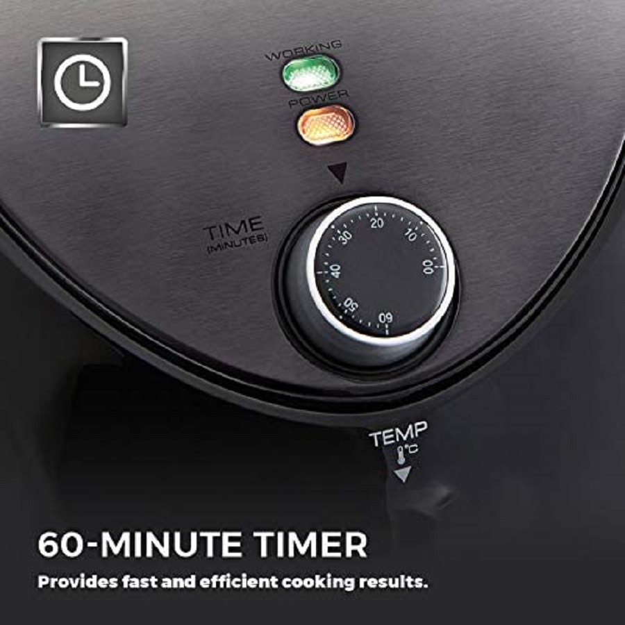 Airfryer Oven-Rapid Air Circulation and 60 Min Timer-Electric Kitchen Appliances