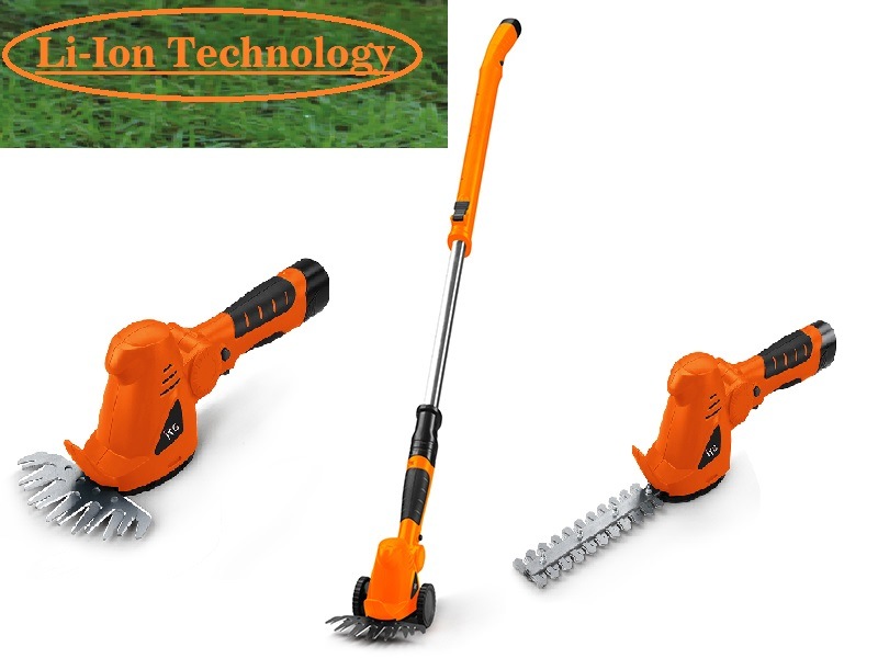 12V Max-Lithium-Ion-Battery Cordless/Electric Multi Garden Grass/Hedge Trimmer/Shear/Cutter-Power Tools