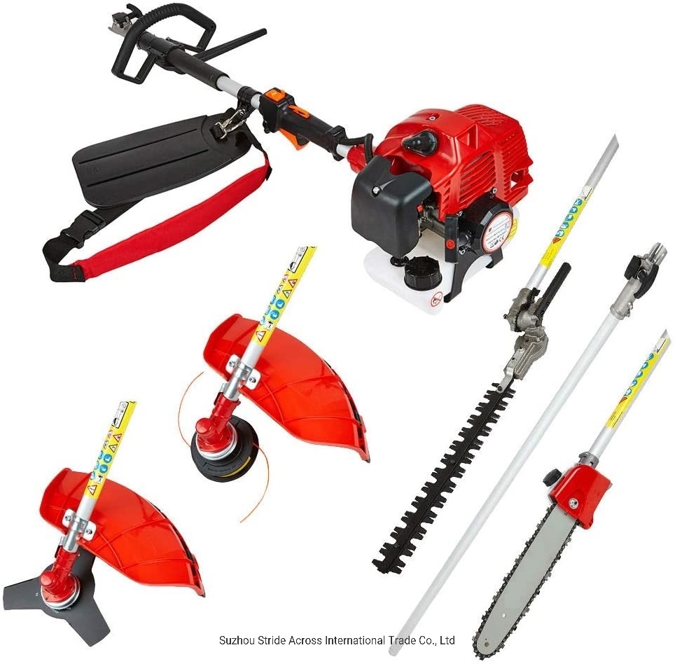 5 in 1 Set Petrol Grass Trimmer/Brush Cutter/Chain Saw/Hedge Trimmer