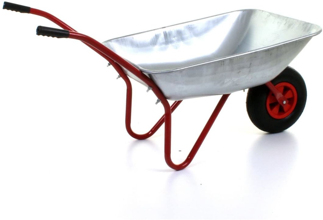 110L Galvanized Wheelbarrow -Garden & Farm Tool