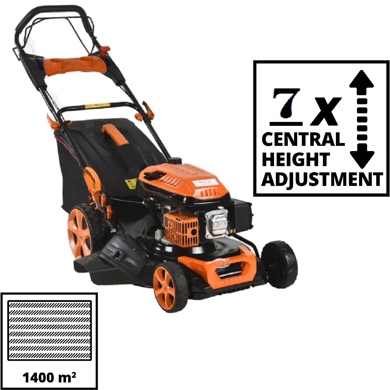 New 460mm/18inches Size Grass Mowing Petrol Garden Lawnmower Power Tools