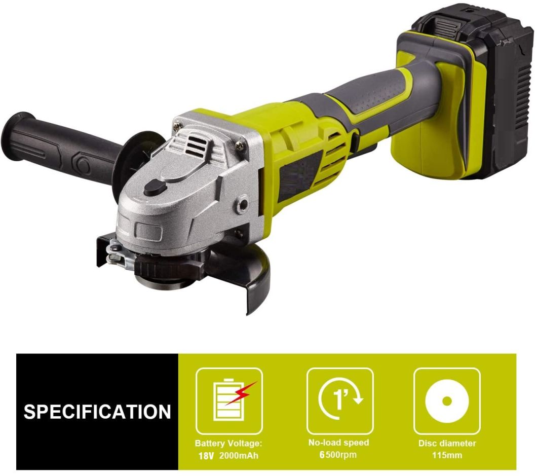 Lithium-Ion Battery Cordless Electric Angle Grinder Power Tool Family Range
