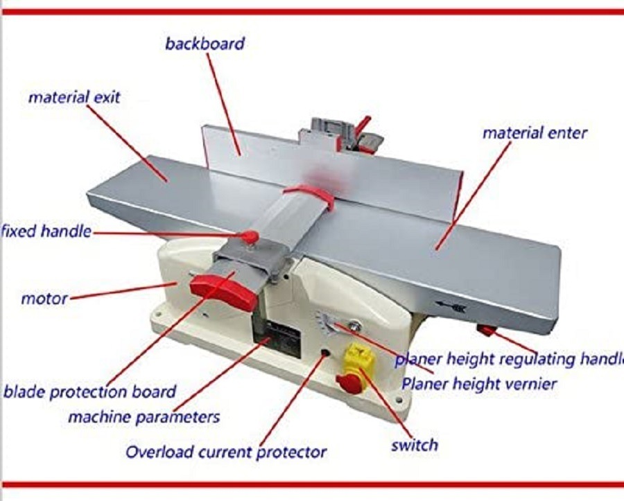 Electric Strong Powerful Table Wood Planer Power Tools