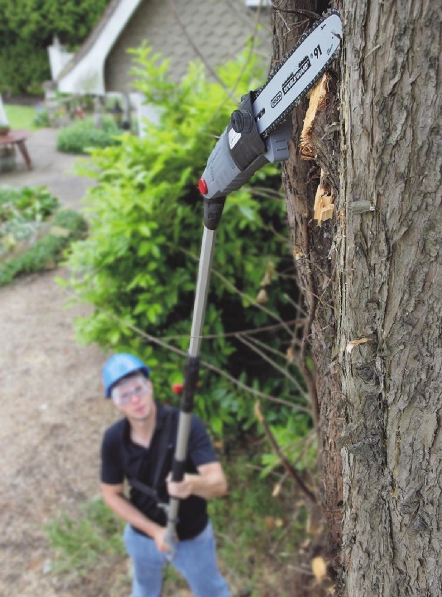 2in1 Multi Electric Garden Pole/Telescopic Chainsaw Lopper/Hedge Trimmer-Power Tools