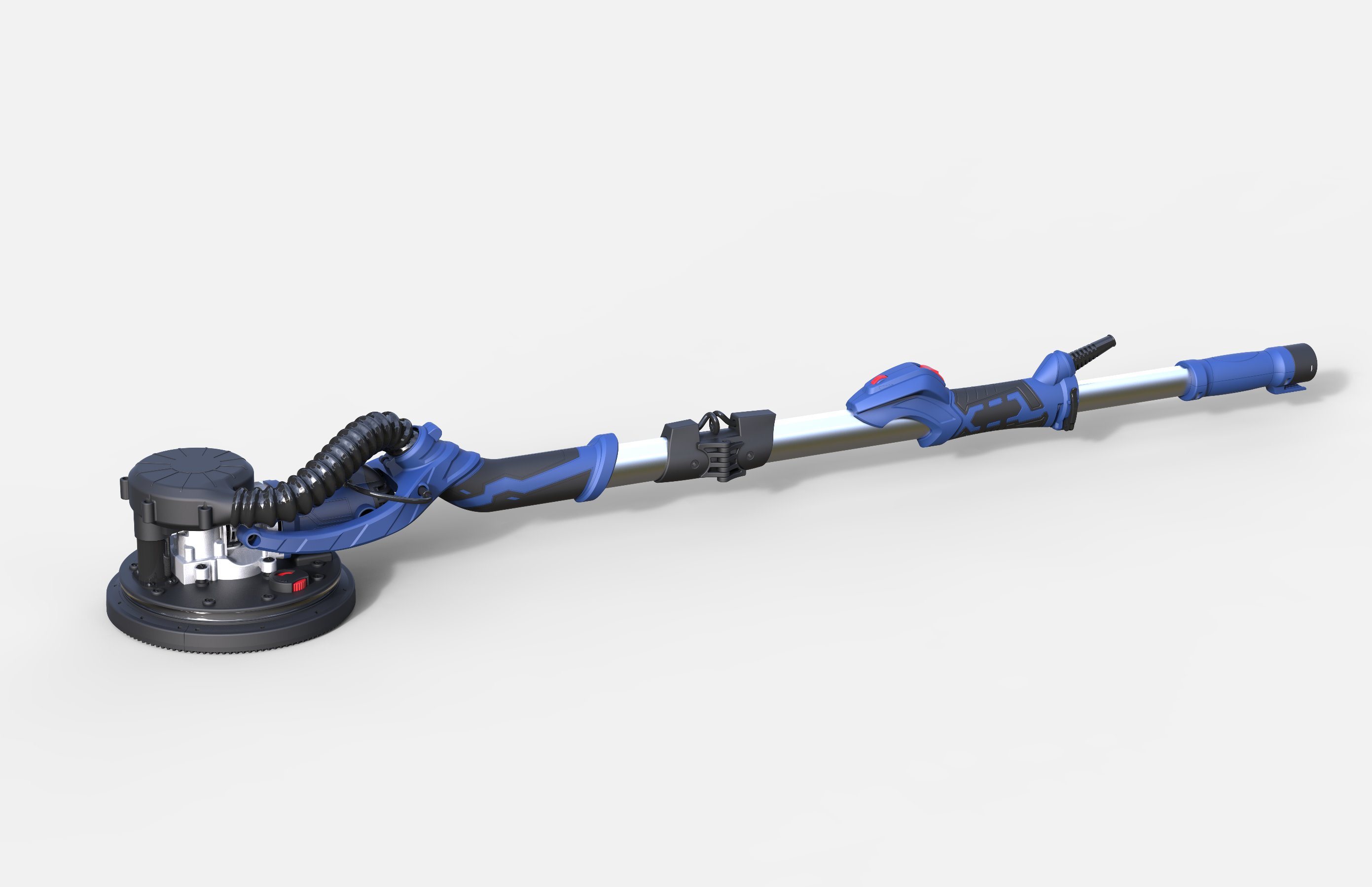 New Handle Design-2strips LED Light-Professional Electric-Drywall Sander/Wall Polisher-Polishing Machine-Power Tools