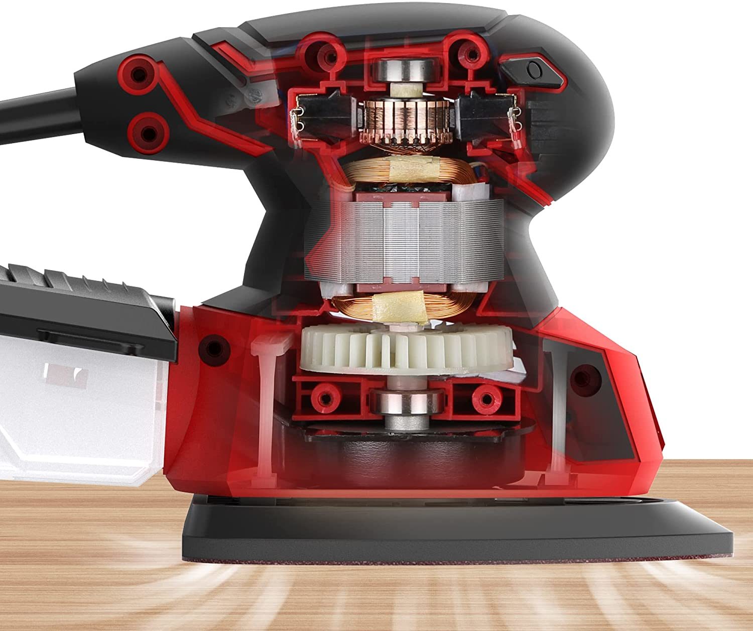 300W Powerful-1/2 Sheet-Electric Woodworking/Sanding-Power Machine Tools-Sander