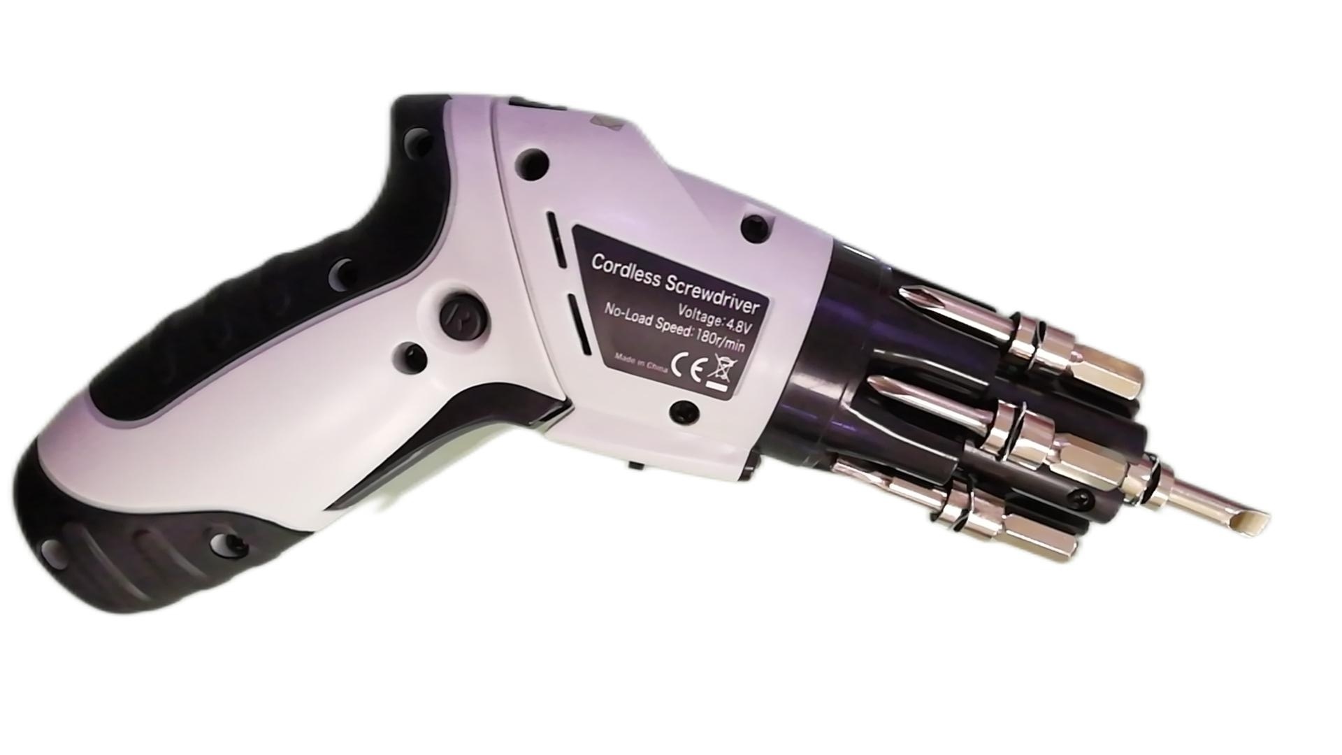 New Professional-Portable with-Bits Storage-Machine Head-Li-ion Battery-Cordless/Electric-Power Tools-Screwdriver