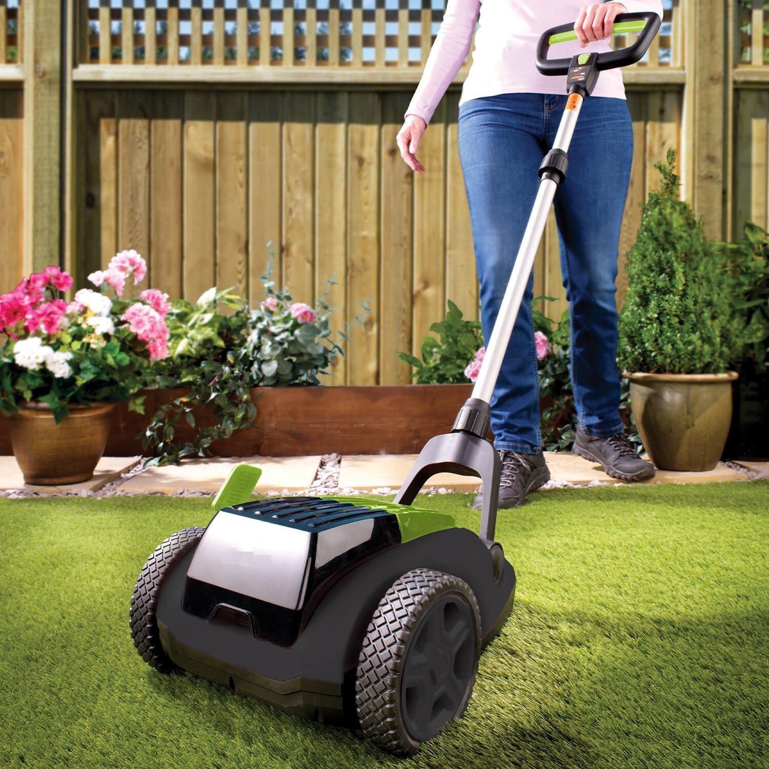 5% Discount-2024 New-Super Easy/Lightweight-One Hand Operations-DC20V-Li-ion Battery-Cordless/Electric-Garden Lawnmower-Power Tool Machines