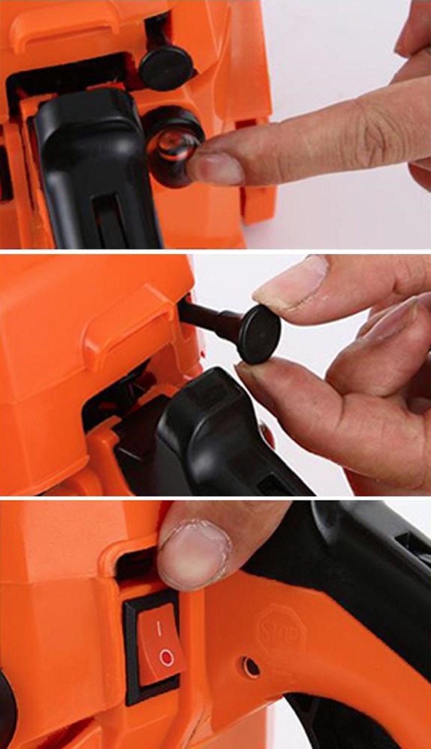 GPCS002 1200W Gasoline Chainsaw Garden Machine Power Tool