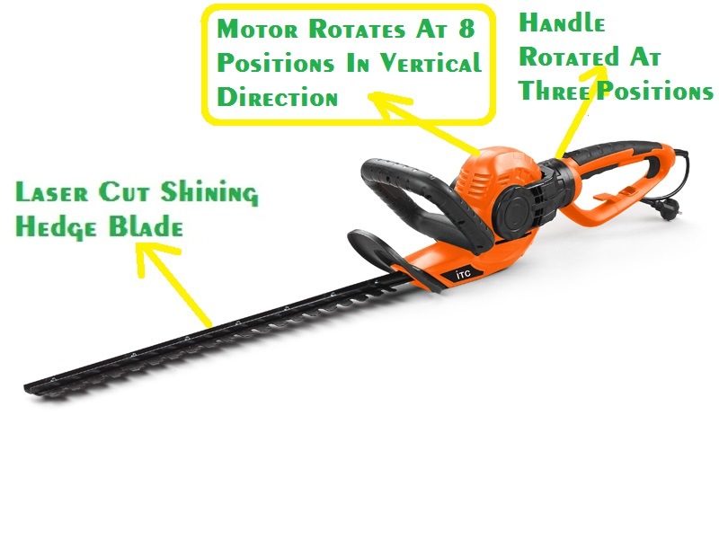 550W Powerful Angle Adjustments Electric Garden Hedge Trimmer/Cutter-Power Tools