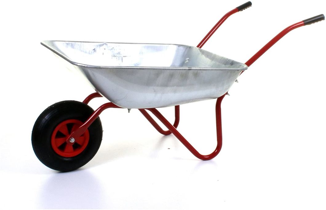 110L Galvanized Wheelbarrow -Garden & Farm Tool