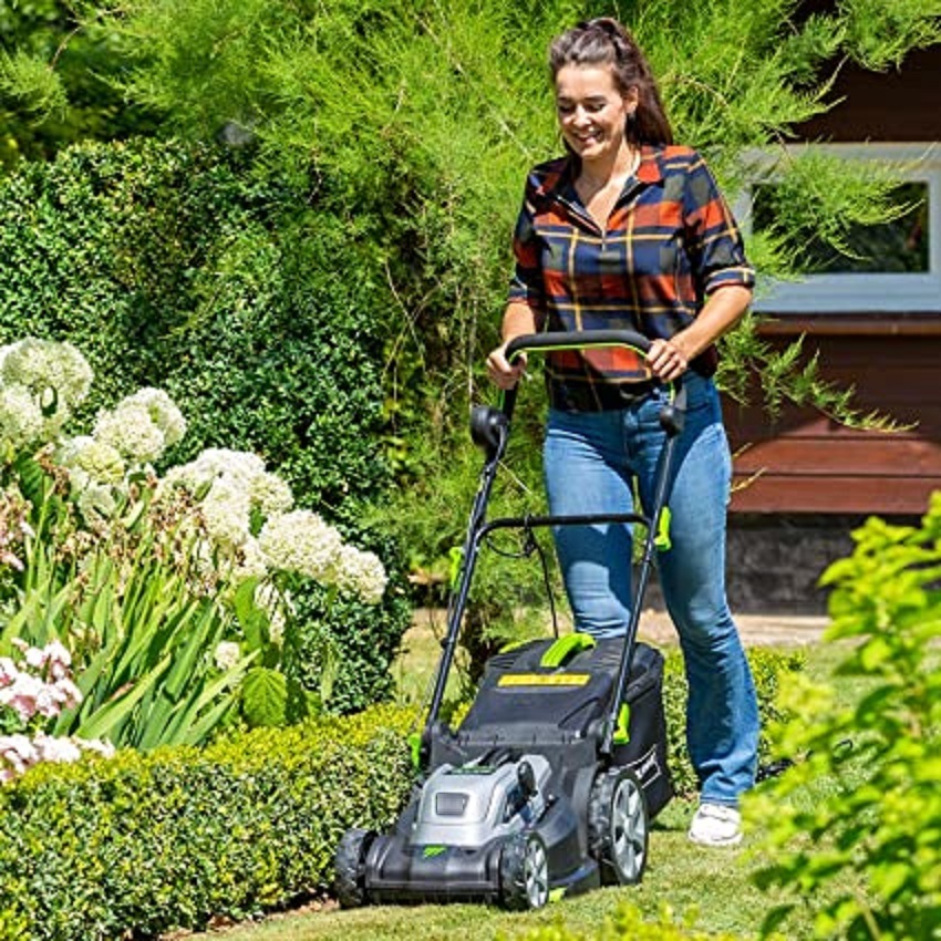 13inches Cutting Size Powerful Electric Lawn Mower