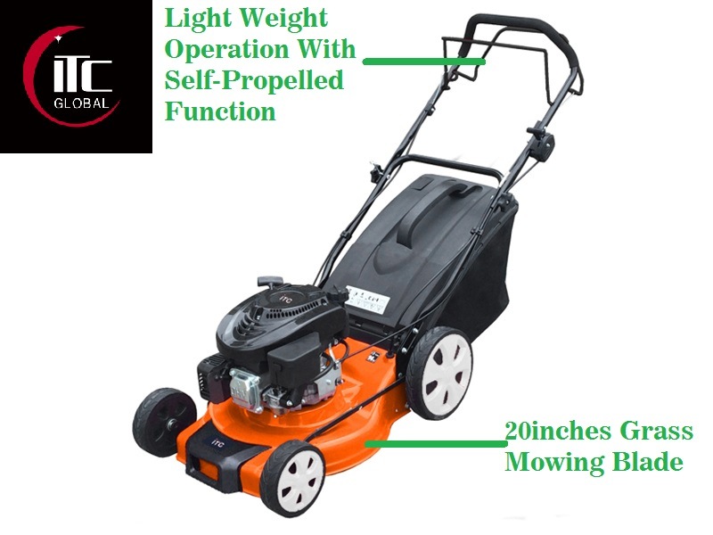 20inches Self-Propelled Type Powerful Petrol Lawn Mower