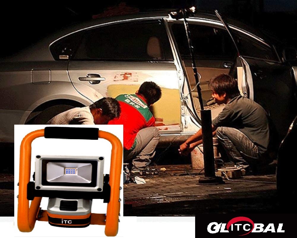 Battery Compatible Electric Cordless LED Working Light/Torch Power Tool