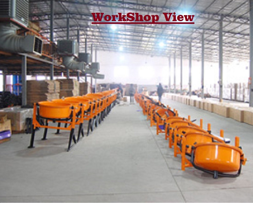 8.5HP Diesel Engine Professional Concrete Mixer Machines-Construction Power Tools