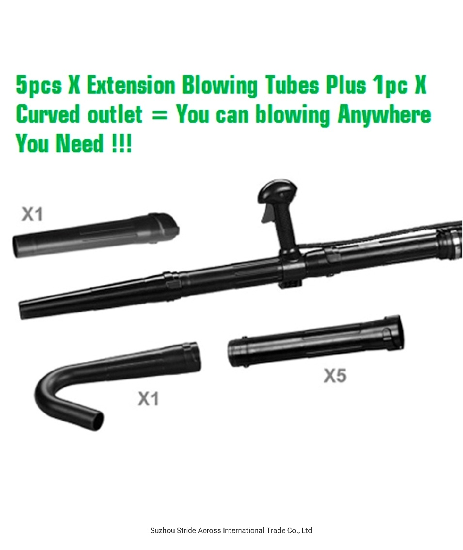 Backpack Style Petrol Garden Leaf Blower Tool with Extension Tubes