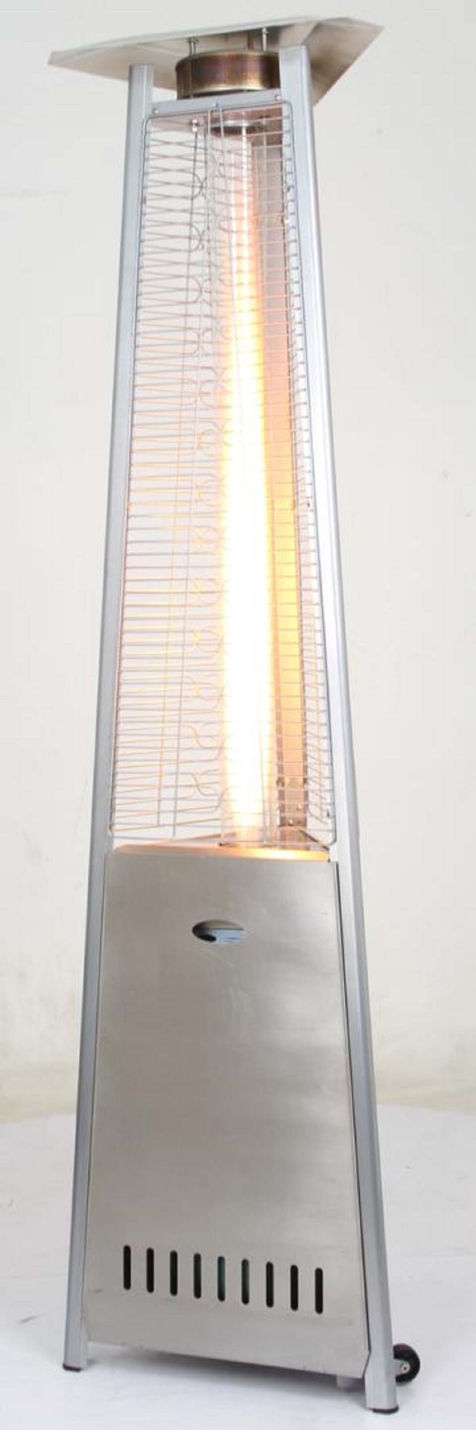 Stainless Steel-Outdoor Triangle Flame Gas Heater-Winter Season Heating Equipment