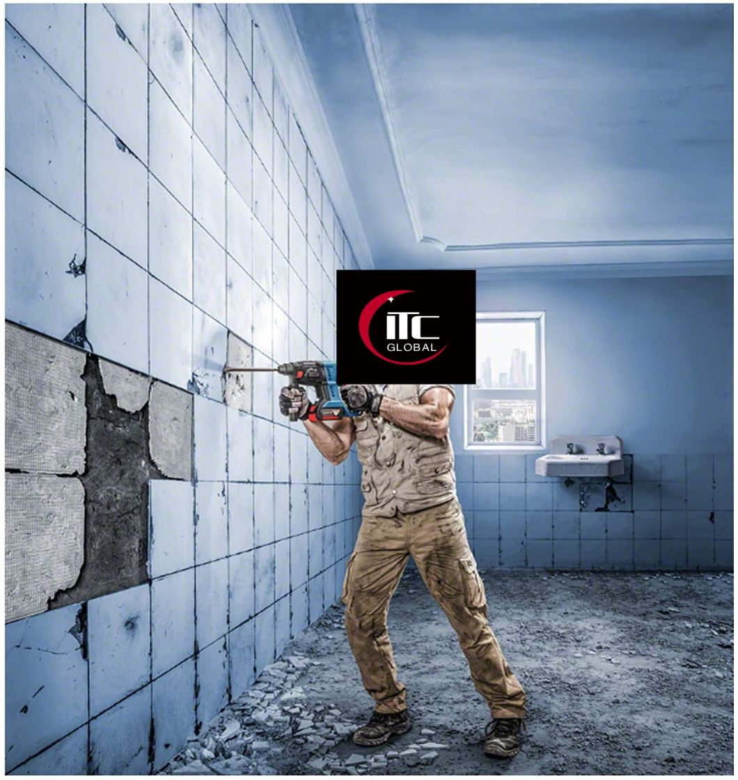 Greenline 18V (20V Max) Lithium-Ion Battery-Cordless/Electric Rotary Hammer Drill-Power Tools