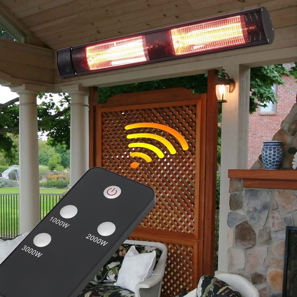 2022 New-Wall Mounted-Winter Warmer-2000W Electric-Outdoor Aluminium-Heaters