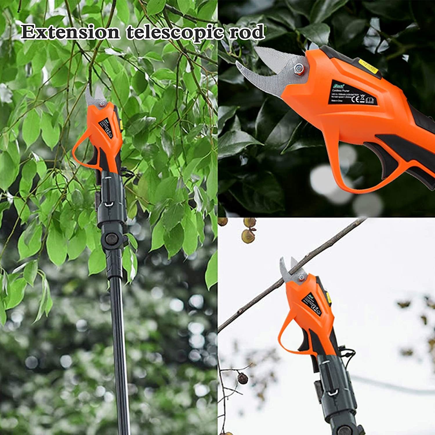 7.2V Lithium-Ion Battery Cordless Pruner/Pruning Shears-Garden Power Tools