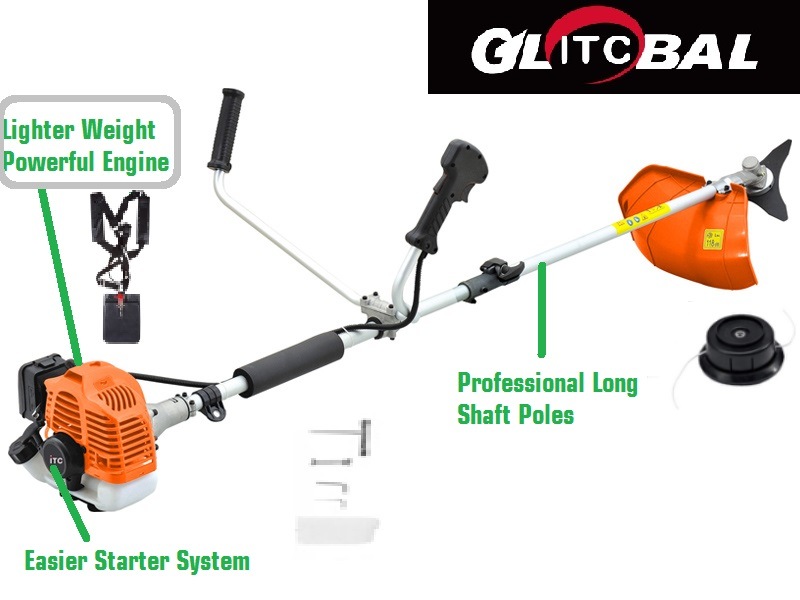 Petrol Grass Trimmer/Brush Cutter Garden Machine Tool