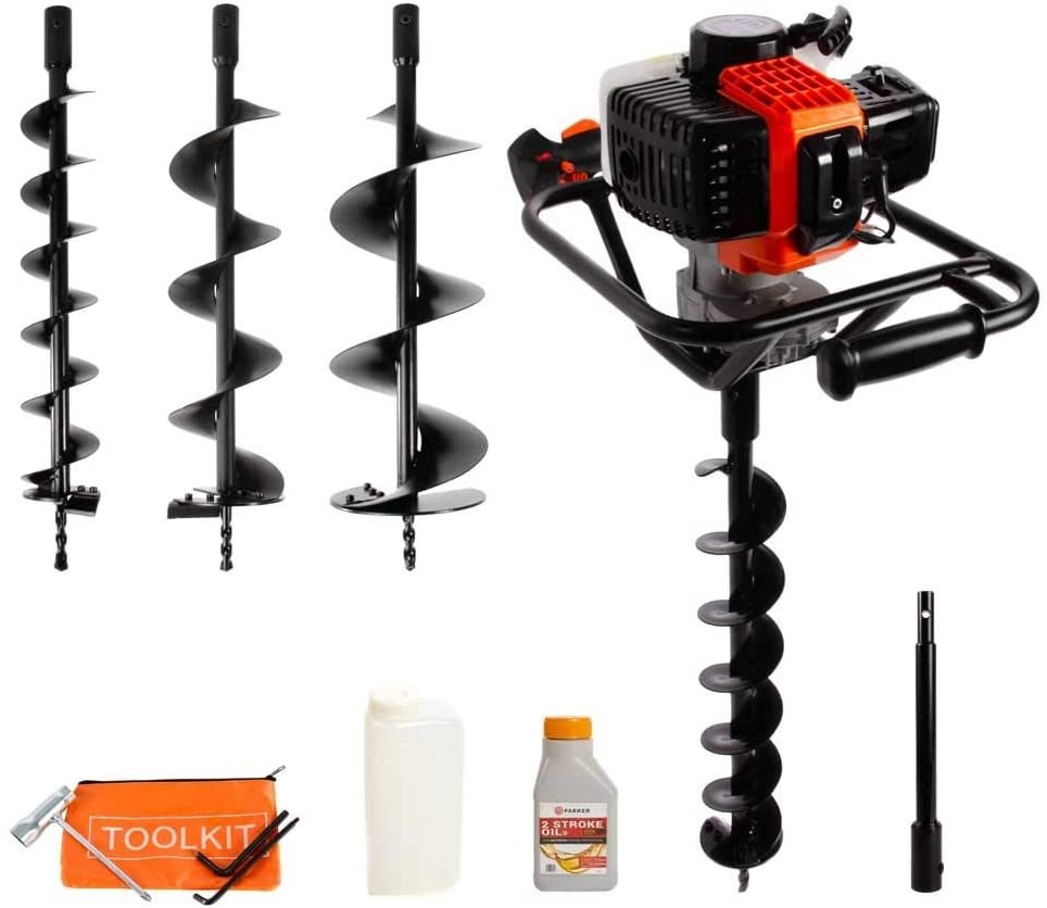 Powerful Petrol Garden Earth/Ground Drill Farm Power Tool
