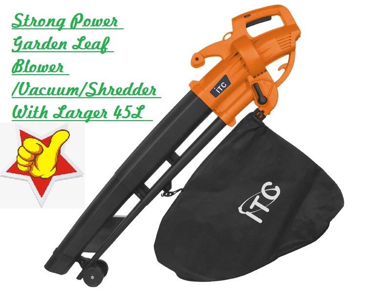 Electric Powerful Garden Leaf Blower/Vacuum/Shredder