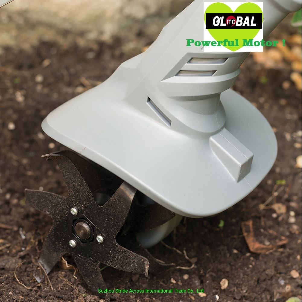 New 18V Powerful Lithium Battery Cordless Garden Portable Cultivator