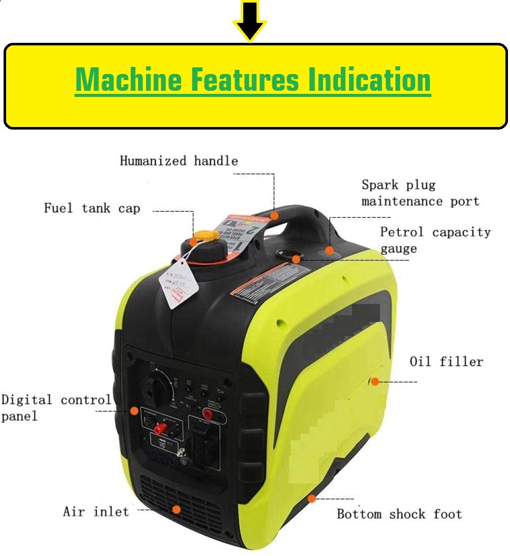 3.3kw Portable Petrol Digital Inverter Generator